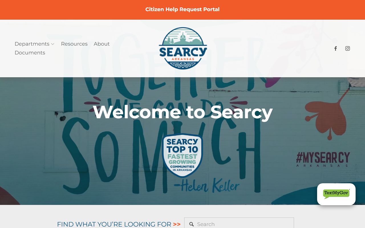City of Searcy official website