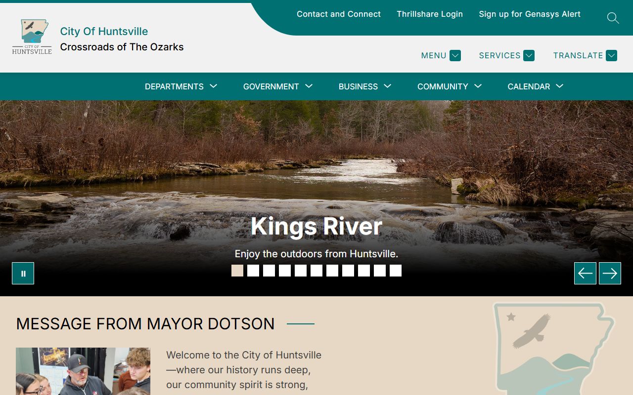 City of Huntsville, Madison County Arkansas