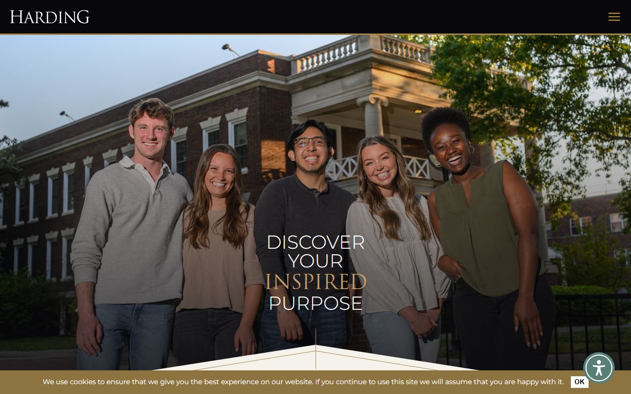 Harding University in Searcy, White County, Arkansas